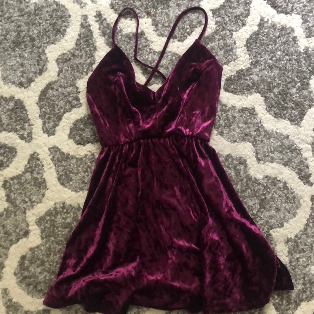 Velvet v neck tank